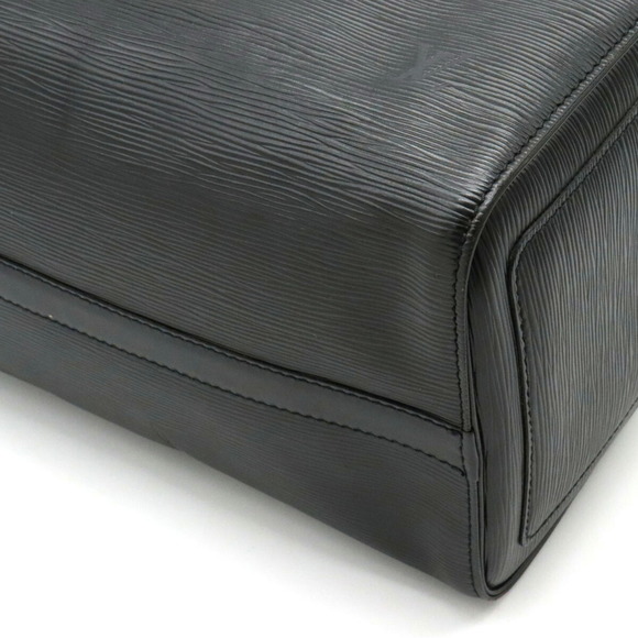 LOUIS VUITTON Louis Vuitton Epi Speedy 30 Handbag Leather Noir Black M59022 - Picture 3 of 8